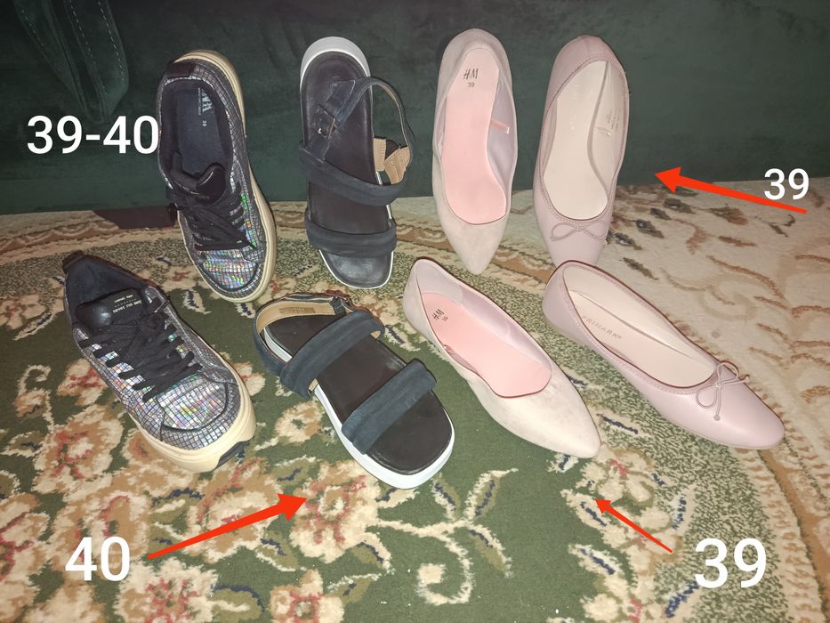 Туфли , макасины , красовки,балетки в отличном состоянии .Б/у