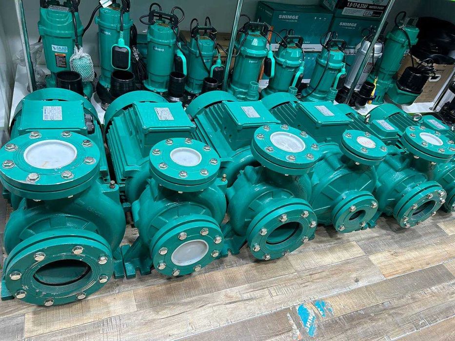 Центробежный насос для циркуляции 1,5kw до 75 kw есть
