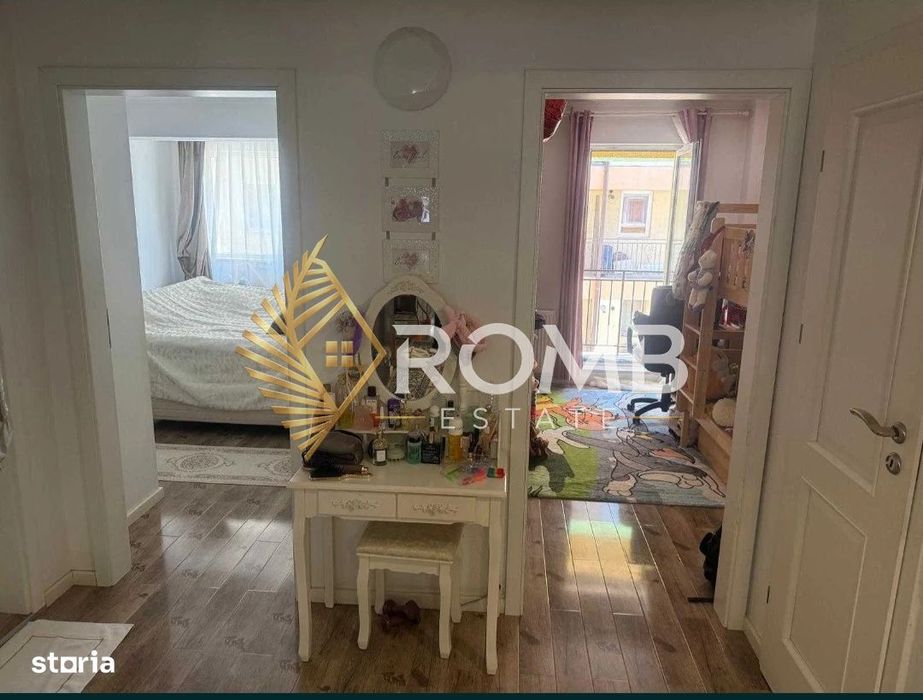Apartament 3 camere,finisat partial mobilat etaj intermediar 1 din 3,z