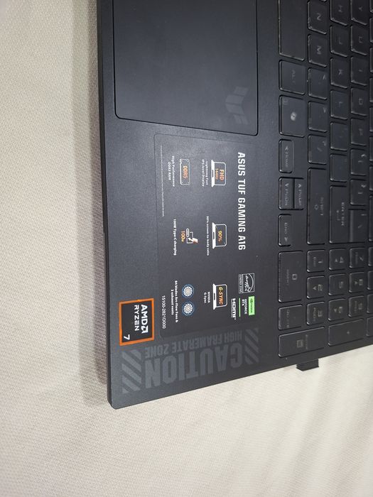 Asus tuf gaming a16 RTX 4050 RYZEN 7