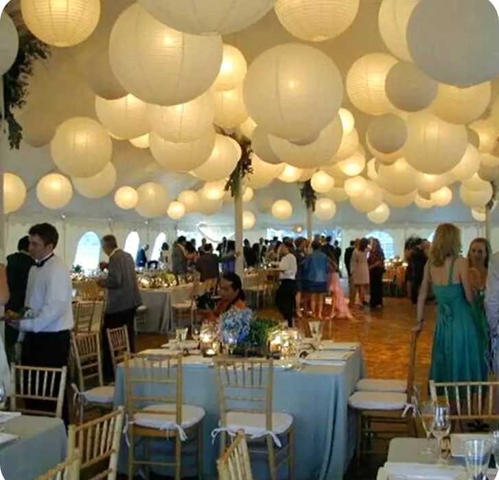 Бумажные фонарики 40см