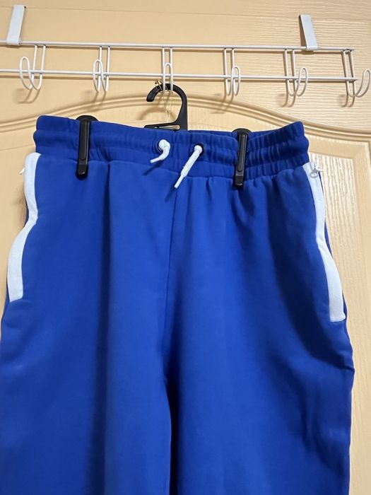 Син памучен комплект+ подарък долнище