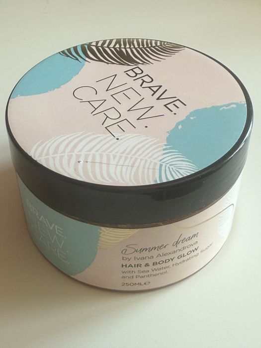 Блясък за коса и кожа със златист ефект лосион