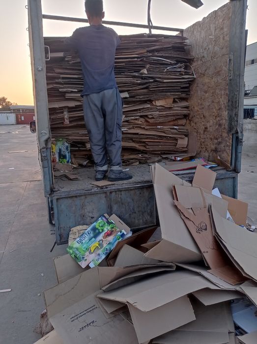 Makalatura karton qayta ishlash Переработка.