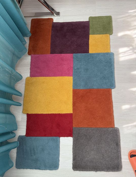 Covor Flair Rugs Collage Multi, Abstract 90x150 cm, stare foarte buna