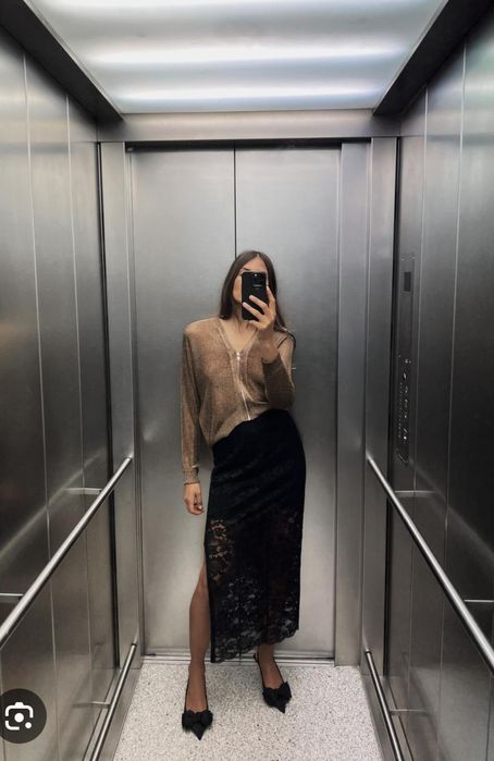 ZARA Luxury Cropped жилетка S- 38