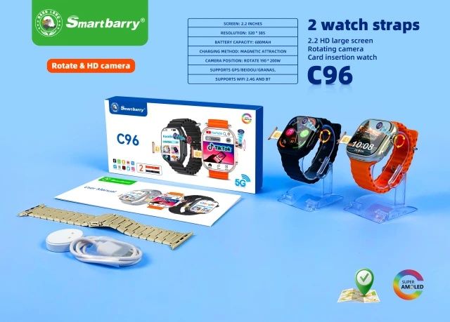 Smartbarry C95, C96, C99,C99 Plus, Android Sim kartali soat,Смарт часы