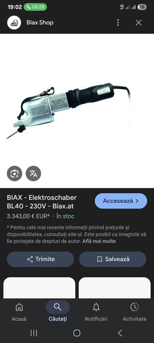 Racleta Biax Schaber BL 40