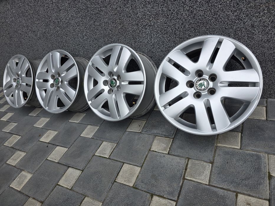 Jante aliaj 16 5x100 skoda fabia roomster golf 4 polo seat ibiza