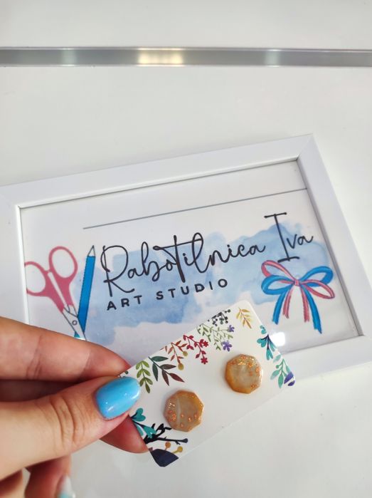 Обеци от полимерна глина