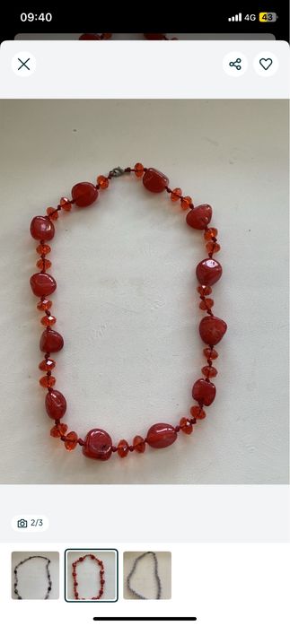 Украшения полудрагоценные.