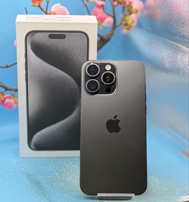 Apple iPhone 15 Pro Max, 256GB, 5G, Black Titanium