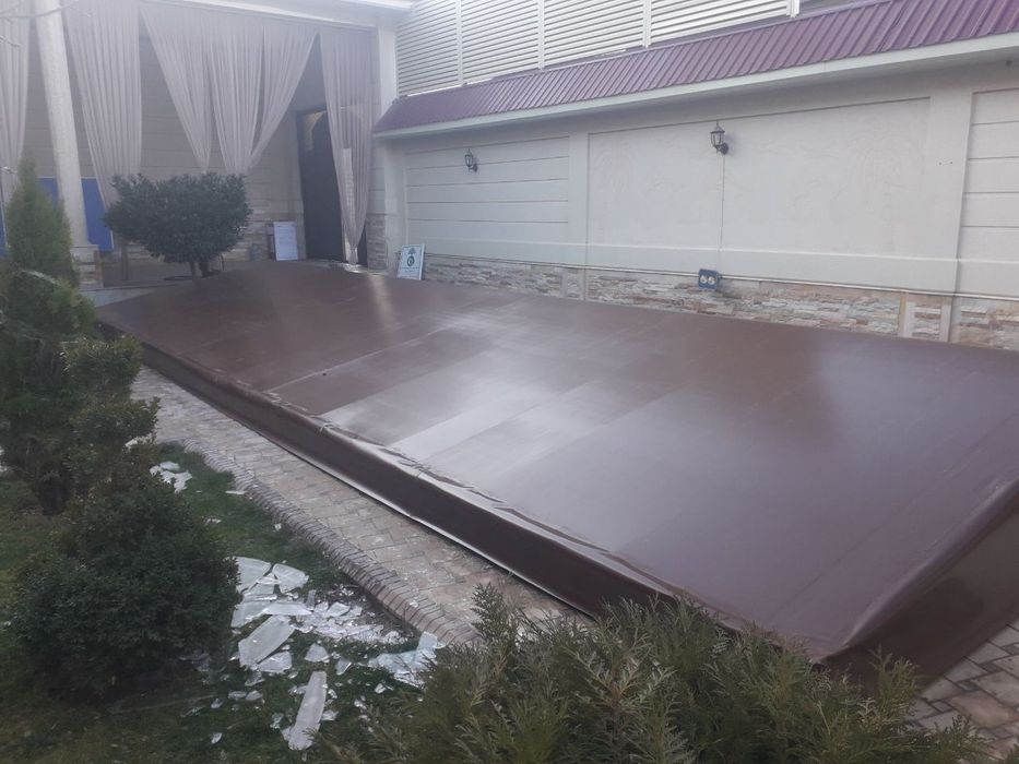 Установка банер и тент