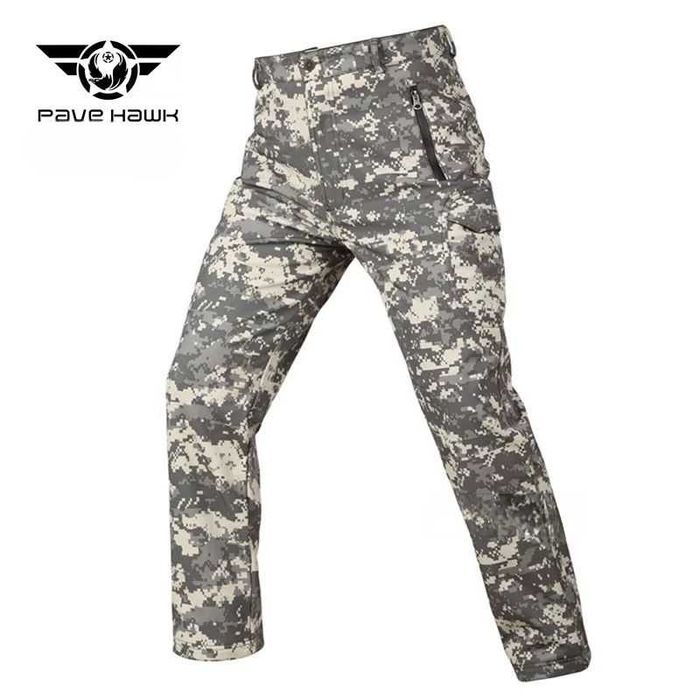 Брюки камуфляж с флисом 3XL