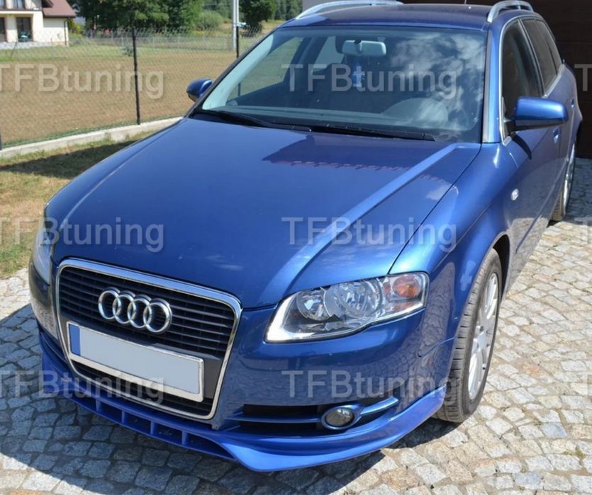 Prelungire lip spoiler bara fata Audi A4 B7 aspect SLINE S LINE S4 RS4