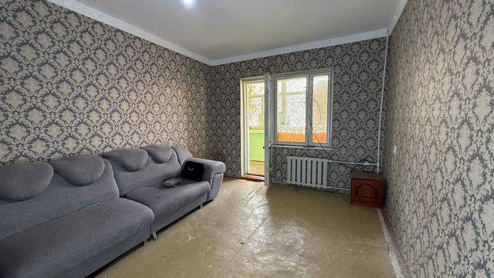 Фарғона ш. Заканал АТС 1 қаватда 2 хонали квартира сотилади. ID: 1609