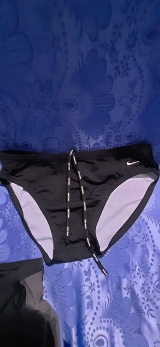 Slip Nike negru cu șnur