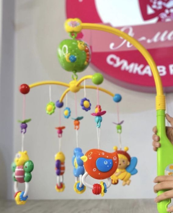 Продаётся детский шезлонг, качалка и мобиль