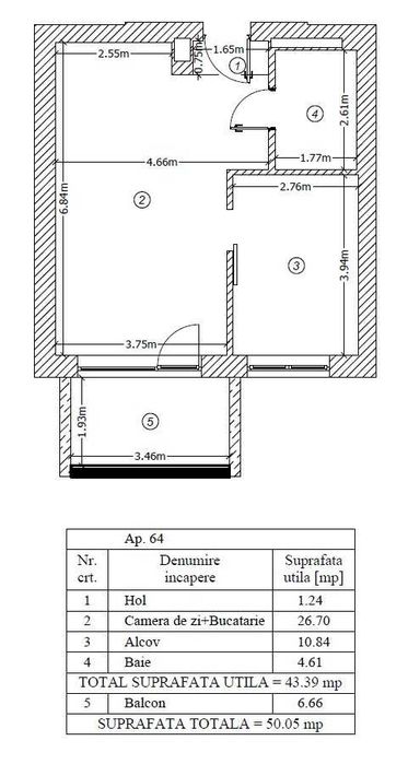 Studio Dublu - Luxuria - amenajare premium - Comision 0%