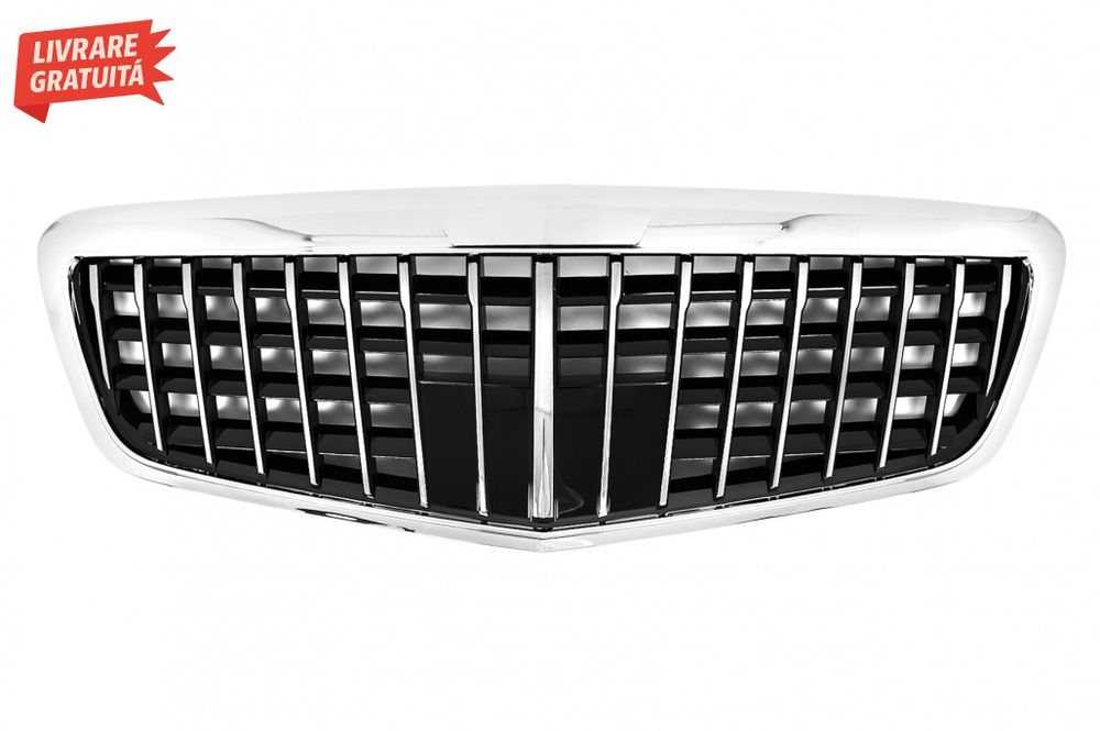 Grila Centrala Mercedes S-Class W221 Facelift (2010-2013) Vertical Des
