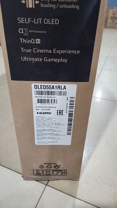 LG A1 55'' 4K Smart OLED телевизор голосовым управлением optim malika