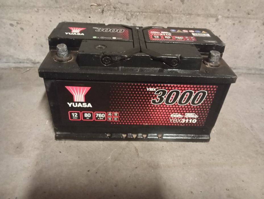 Baterie auto 80 amperi import Germania stare perfecta