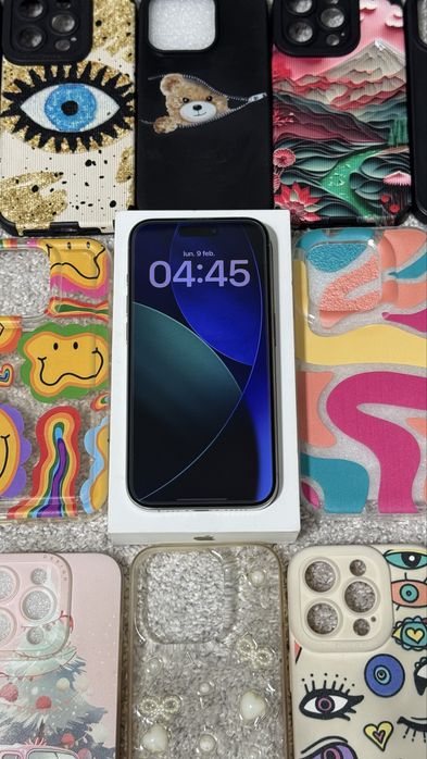 Iphone 15 Pro  128Gb  Natural Titannium Impecabil 10/10 13 huse cadou