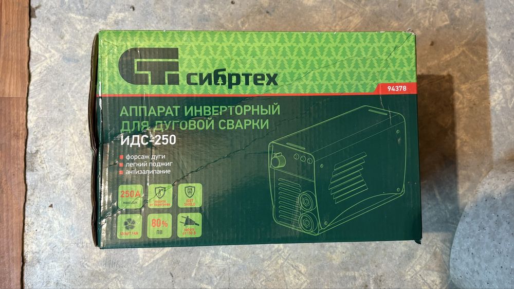 СИБРТЕХ сварочный инвертор ИДС-250 (MMA)