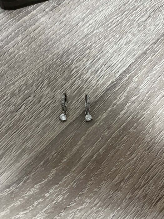 Сребърни обеци за малка дама