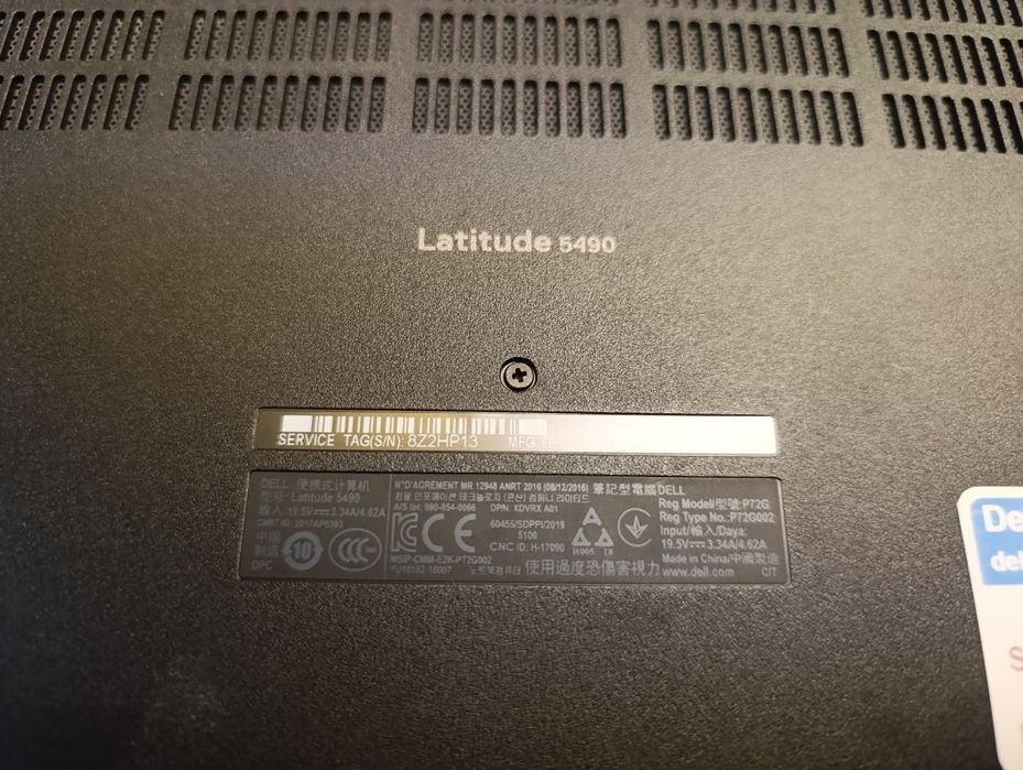 Ноутбук dell 5490. i5 8350u