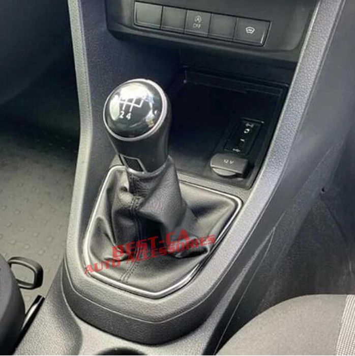Топка за скоростен лост с маншон подходяща за Volkswagen Caddy 4 Mk4 IV (2015-2020) 5 скорости