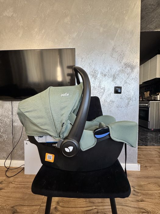 Joie - Scoica auto i-Snug 2 , 40-75 cm, Laurel, testata ADAC si certificata R129