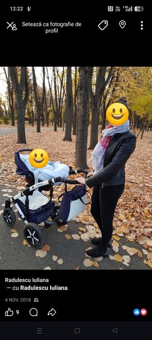 Vând căruț Krausman 3 in 1