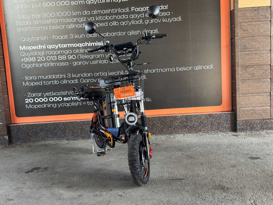 600 ming/hafta bilan velosiped — 2ta batareya
