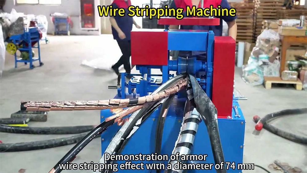 Белачка за кабели до ф120мм за извличане на чиста мед/алуминий /3000W