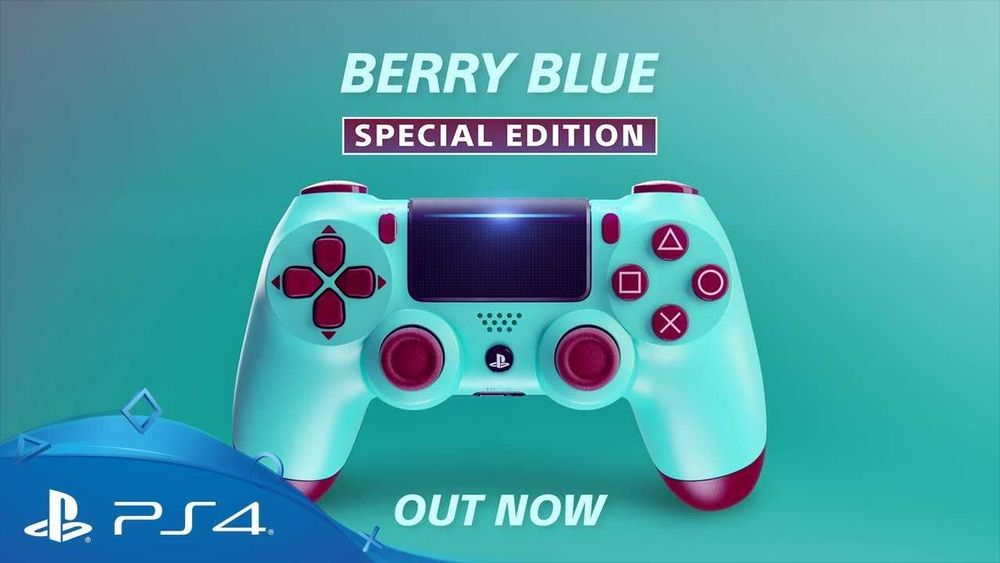 Sony DualShock 4 Berry Blue v2, Оригинален , Лимитиран , 2 г гаранция