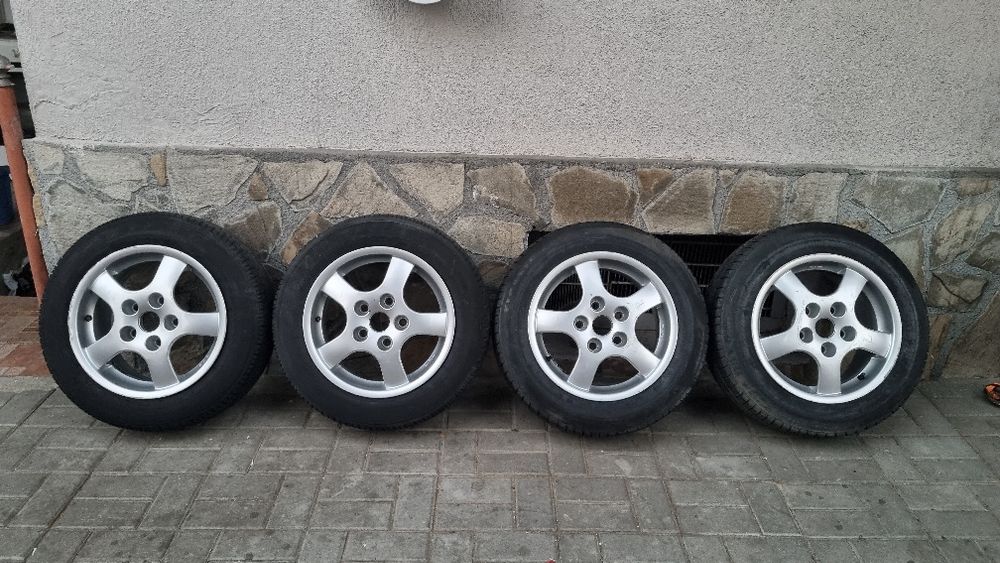 Jante Borbet R15 5x120 cu anvelope vară 185/65R15