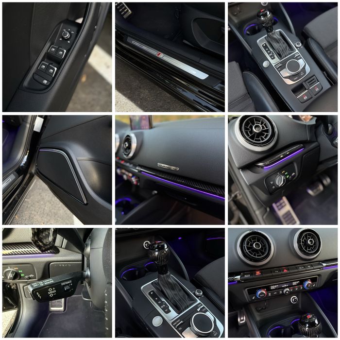 Audi S3/2018/2.0TFSI *Quattro*/*S-tronic*/*Euro6*/Matrix/Magnetic Ride/Sisteme/Carbon