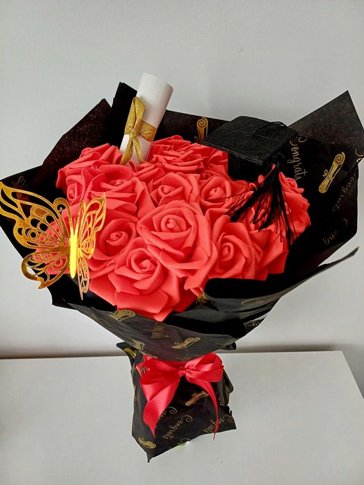 Букет от вечни рози