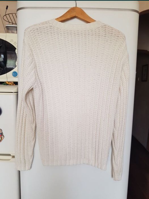 Кофта ажурная молочного цвета