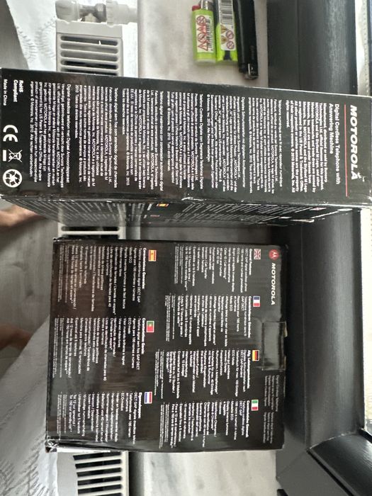 Telefon Mototola D 501 nou, wireless, fara fir. 350 lei ambele