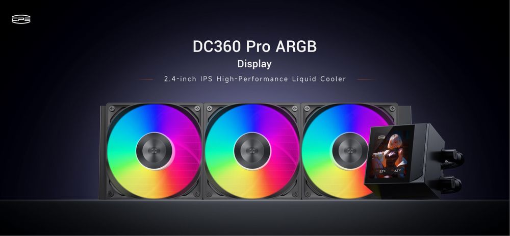 Система жидкостного охлаждения PCCooler DC360 Pro ARGB Display