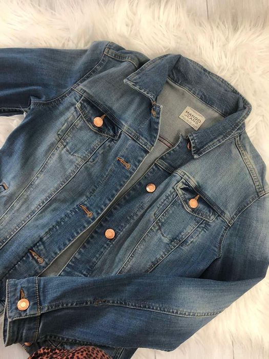 Дънково яке Маngo Bershka
