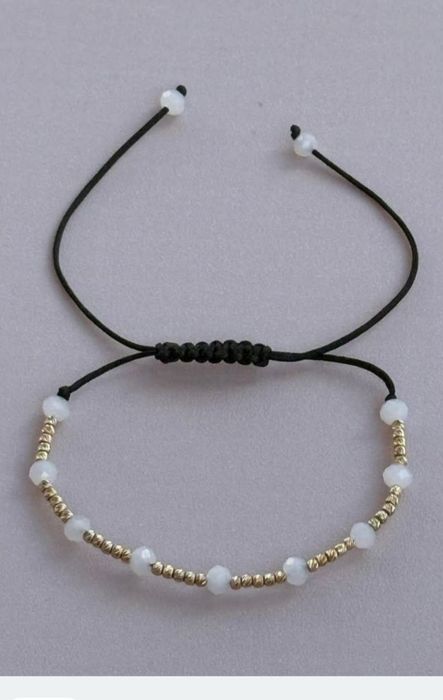 Brățara cu bile placate Aur 14k