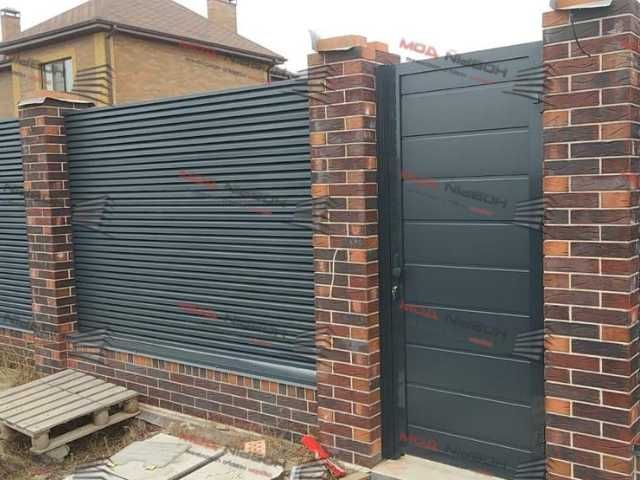 Забор жалюзи еврожалюзи