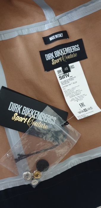 Dirk Bikkembergs Water Resistant 48/M НОВО! ОРИГИНАЛ!  Яке - Блейзер !