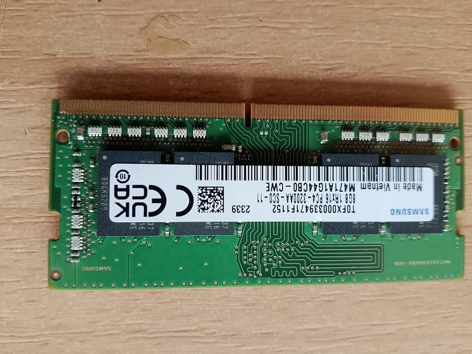 Memorie laptop  Samsung 8 Giga  ddr4  3200 mhz