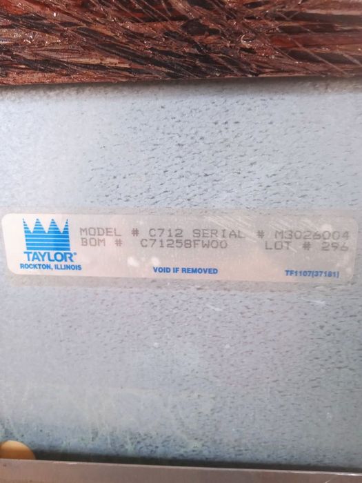 Taylor freezer USA C712 model, frezer, фрезер, мороженое,  marojniy
