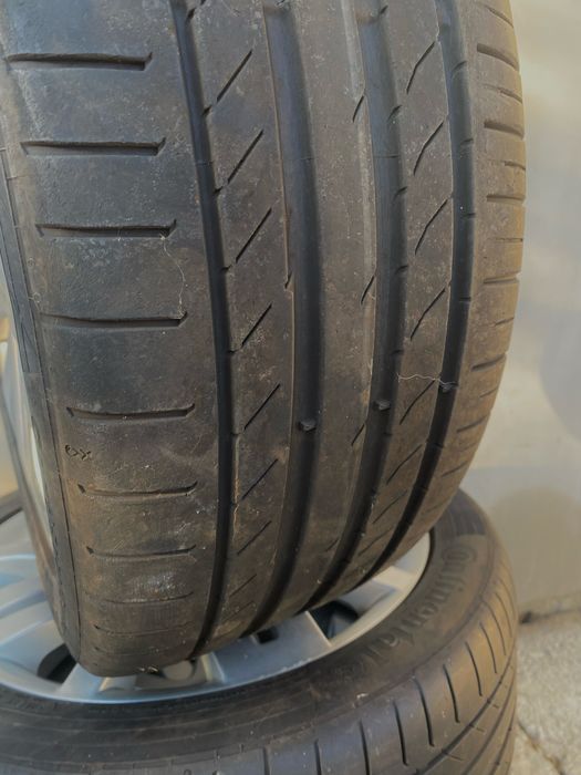 Set 4 Jante Aliaj Origine Renault R17 (5x114.3) - Megane 3 + Anvelope Vara Continental 225/45 R17