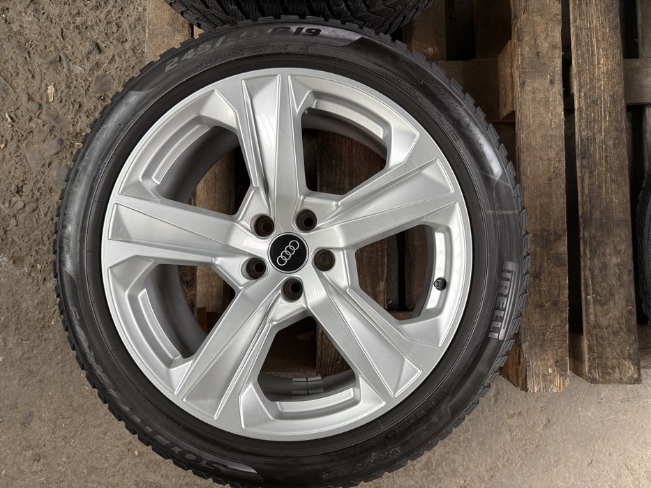 Jante originale Audi A7/S7 A6/S6 cu anvelope iarna 245/45 R19